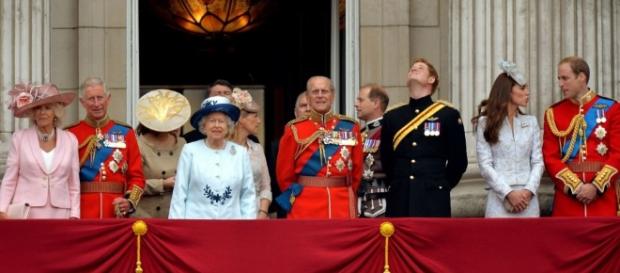 Prince Harry keeps Kate laughing as Royal Family salute Queen at ... - dailymail.co.uk Prince Harry keeps Kate laughing as Royal Family salute Queen at ... - dailymail.co.uk