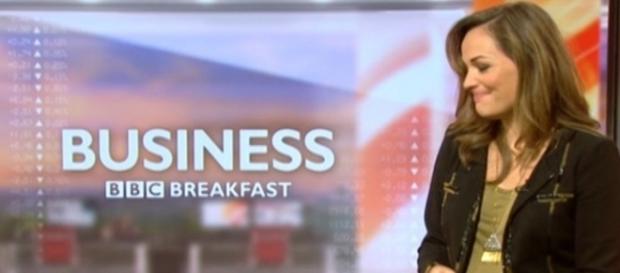 Victoria Fritz sentiu as dores do parto enquanto apresentava o BBC Breakfast Victoria Fritz sentiu as dores do parto enquanto apresentava o BBC Breakfast