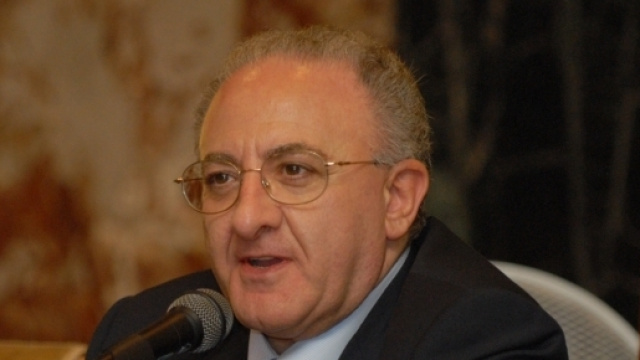 Il governatore della Regione Campania Vincenzo De Luca