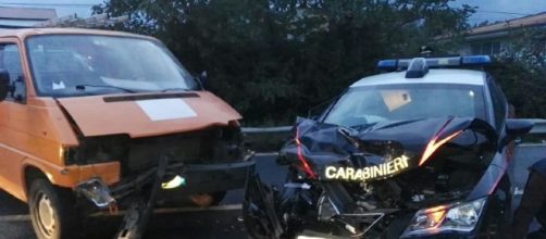 Calabria, incidente stradale, ferito in modo grave un carabiniere (foto da soveratiamo.com)