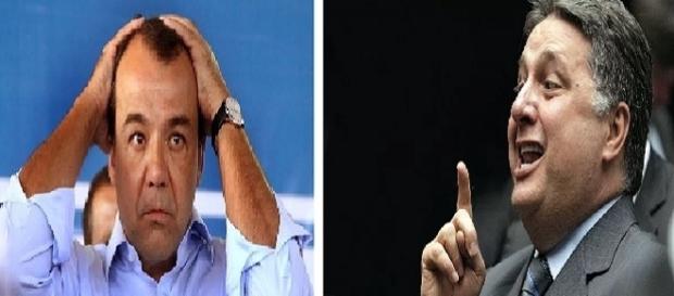 Garotinho comemora prisão de Cabral. Garotinho comemora prisão de Cabral.