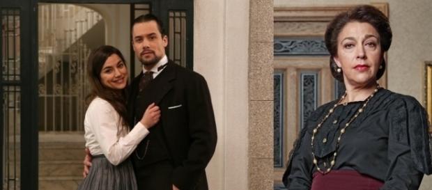 Nelle foto Manuela e German di Una Vita e Donna Francisca de Il Segreto Nelle foto Manuela e German di Una Vita e Donna Francisca de Il Segreto