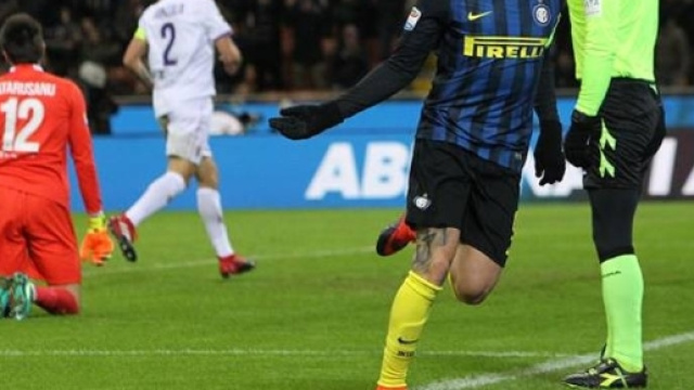 Con la doppietta alla Fiorentina, Mauro Icardi sale a quota 12 gol in campionato