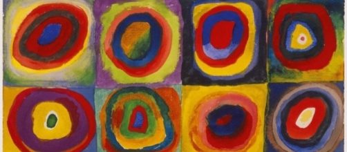 Estudio de Color con Cuadrados de Wassily Kandinsky