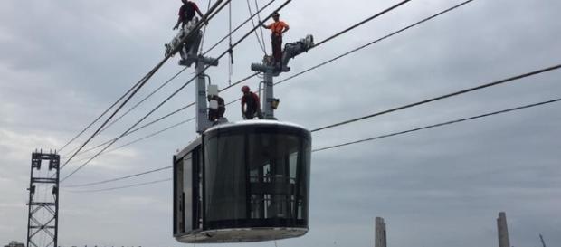 Brest a installé la première cabine de son téléphérique urbain ... - usinenouvelle.com Brest a installé la première cabine de son téléphérique urbain ... - usinenouvelle.com