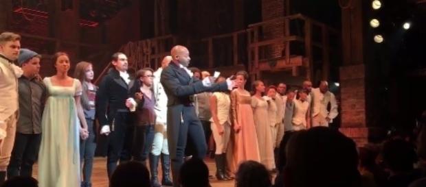 Cast of "Hamilton" address Mike Pence, via Twitter Cast of "Hamilton" address Mike Pence, via Twitter