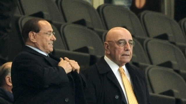 Silvio Berlusconi e Adriano Galliani