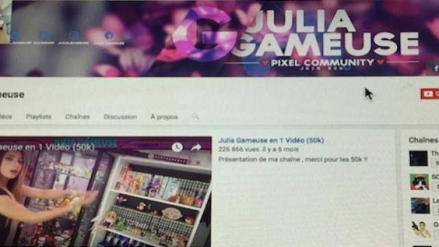 Julia Gameuse attaquée sur Twitter par de jaloux personnages photo D.R.