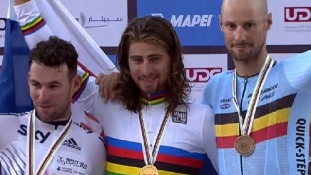 Peter Sagan, la seconda vittoria ai Mondiali.