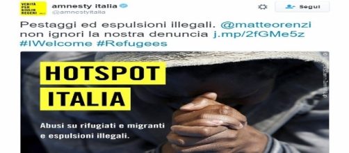Amnesty International condanna gli hotspot Italiani