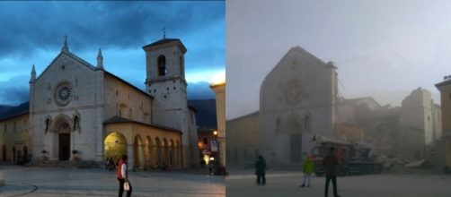 San Benedetto di Norcia: prima e dopo il terremoto