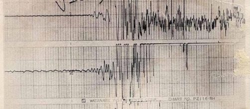 Tracciato del sisma registrato in Irpinia nel 1980