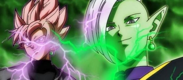 Black Rose con Zamasu antes de la fusión Black Rose con Zamasu antes de la fusión
