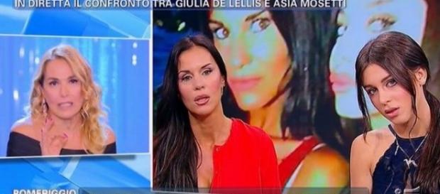 Grande Fratello Vip: Barbara d'Urso contro Antonella Mosetti Grande Fratello Vip: Barbara d'Urso contro Antonella Mosetti