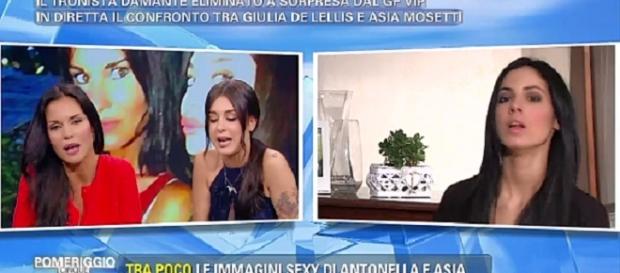 Lite Antonella Mosetti e Barbara D'Urso a Pomeriggio 5 Lite Antonella Mosetti e Barbara D'Urso a Pomeriggio 5