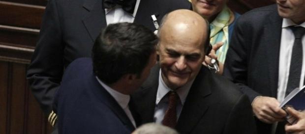 Matteo Renzi e Pier Luigi Bersani Matteo Renzi e Pier Luigi Bersani