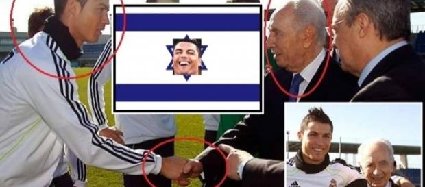 Shimon Peres, criminal de guerra, y Cristiano Ronaldo Shimon Peres, criminal de guerra, y Cristiano Ronaldo