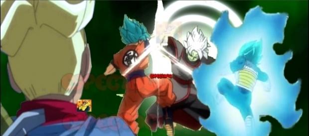 Zamasu(fusion) contra Goku y Vegeta Zamasu(fusion) contra Goku y Vegeta