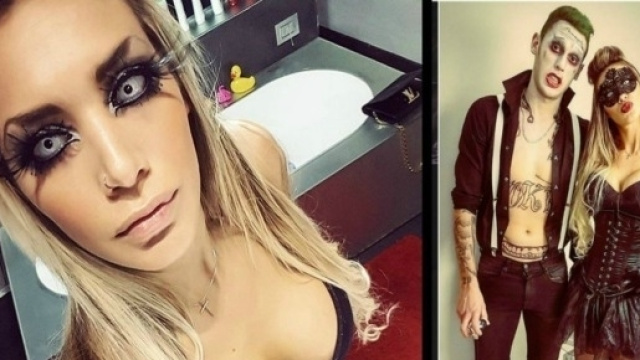 Halloween Genoa, in foto Majooh Barbeito compagna di Lucas Ocampos