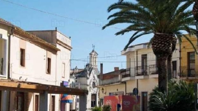 Uno scorcio del centro di Pula