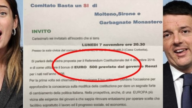 Volantino di invito all'incontro del 7 novembre