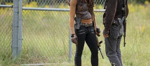 Immagine: Rick e Michonne, di The Walking Dead.