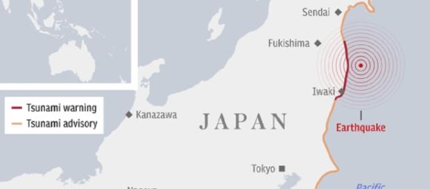 7.4 earthquake triggers a tsunami in northern Japan / Photo screencap via youtube 7.4 earthquake triggers a tsunami in northern Japan / Photo screencap via youtube