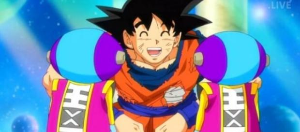 Goku con las dos versiones de Zeno Goku con las dos versiones de Zeno
