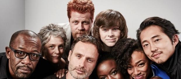 'The Walking Dead' group/ Photo via Chandler Riggs - chandler-riggs.com 'The Walking Dead' group/ Photo via Chandler Riggs - chandler-riggs.com