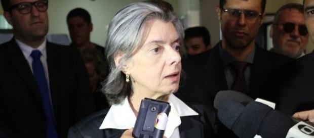 Ministra Cármem Lúcia falou sobre segurança pública (Foto: Reprodução) Ministra Cármem Lúcia falou sobre segurança pública (Foto: Reprodução)
