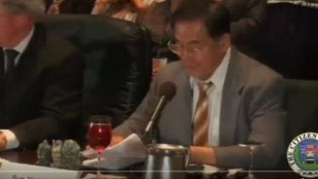 Frame estratto dal video della conferenza di Shi Li Sun.