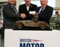 Morgan Car Company donate statuette and cash to the British Motor Industry Heritage Trust