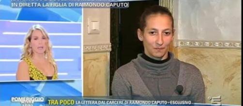 La figlia di Raimondo Caputo è intervenuta a Pomeriggio 5