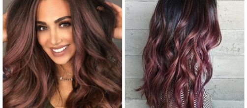 Capelli chocolate mauve: tendenza inverno 2017