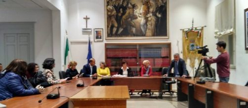 Incontro tenuto presso il Comune di Alberobello.