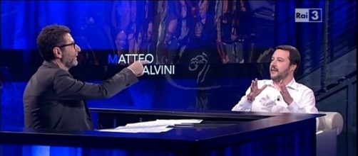 Referendum, Salvini da Fazio: 'Se vince il no, al voto subito"