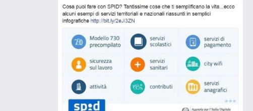 Servizi che richiedono lo Spid