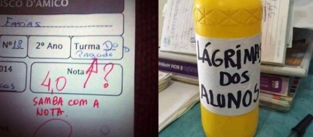Eles são tão zoeiros quanto os alunos. Eles são tão zoeiros quanto os alunos.