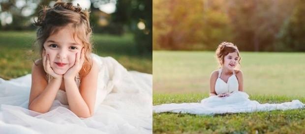 Ensaio fotográfico com o vestido de noiva da mãe, que faleceu prematuramente. Ensaio fotográfico com o vestido de noiva da mãe, que faleceu prematuramente.