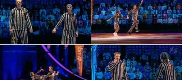 Screenshot compilation from last Saturday's 'Ледниковый Период', the Russian version of 'Dancing on Ice' (creative commons / free to use). Screenshot compilation from last Saturday's 'Ледниковый Период', the Russian version of 'Dancing on Ice' (creative commons / free to use).