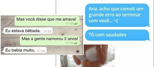 Quando as pessoas terminam, geralmente podem ocorrer algumas situações engraçadas Quando as pessoas terminam, geralmente podem ocorrer algumas situações engraçadas