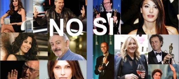 Vip a confronto sul voto referendario Vip a confronto sul voto referendario