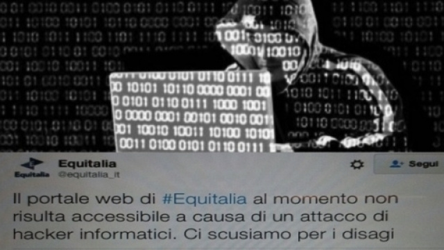 Attacco hacker al portale web di Equitalia dalle prime ore del mattino