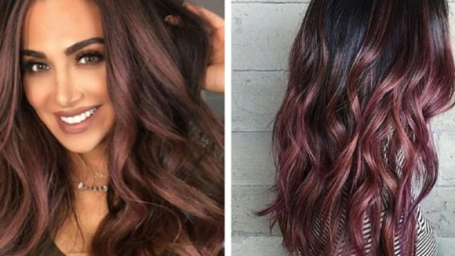 Capelli chocolate mauve: tendenza inverno 2017