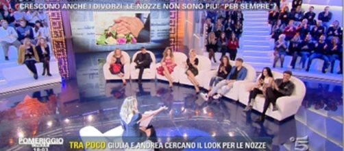 Pomeriggio 5: scontro in studio tra Salvatore Di Carlo e Andrea Damante