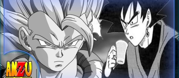 Dragón Ball super Black y Gogeta Dragón Ball super Black y Gogeta