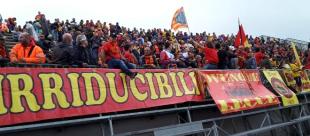 I tifosi del Lecce in trasferta a Melfi. I tifosi del Lecce in trasferta a Melfi.