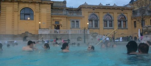 Photo taken at szechenyi thermal baths, budapest