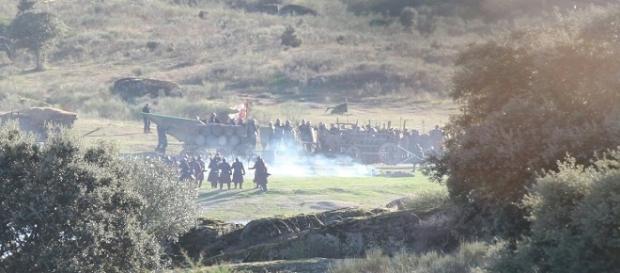 Imagen del rodaje en el Barrueco de Arriba. Rick Zornow. Imagen del rodaje en el Barrueco de Arriba. Rick Zornow.