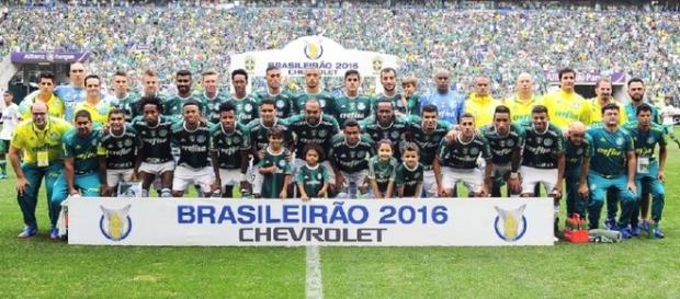Palmeiras é campeão com uma rodada de antecedência (Foto: Marcos Ribolli) Palmeiras é campeão com uma rodada de antecedência (Foto: Marcos Ribolli)